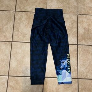 Peloton Blue Geometric Bottoms